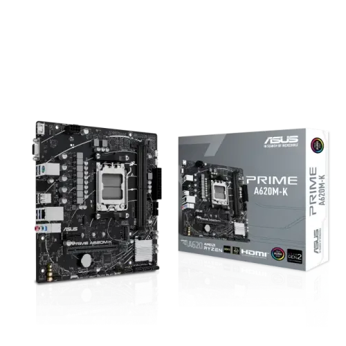 Asus PRIME A620M-K AM5 mATX Motherboard